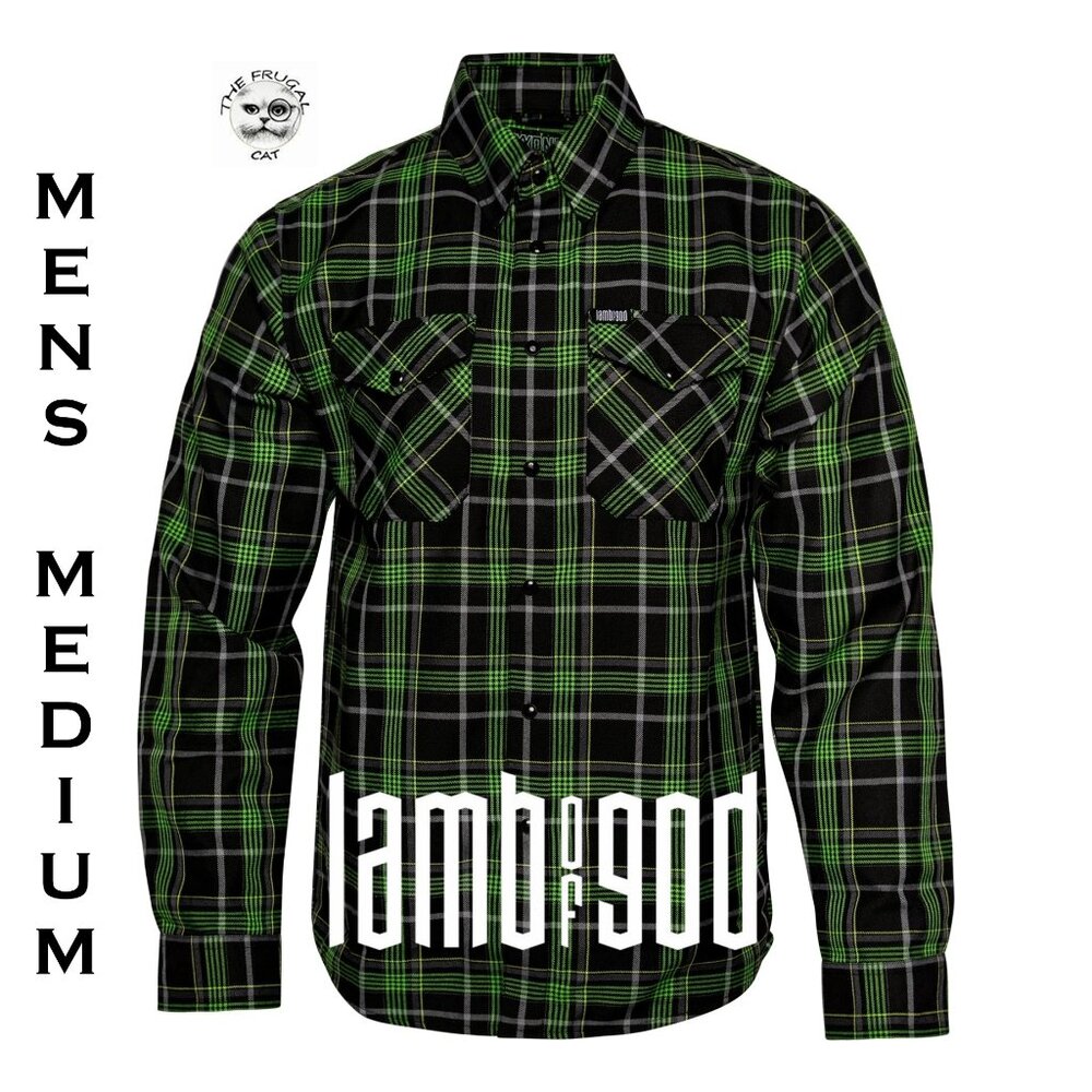DIXXON FLANNEL x LAMB OF GOD 2026 INTO OBLIVION Flannel Shirt Collab - Men's M